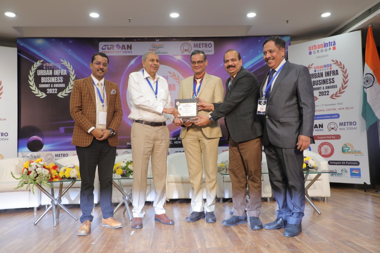 BEL wins ‘Urban Infra Business Award 2022’